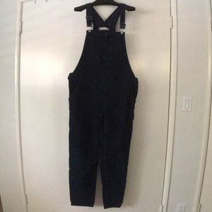 ASOS MATERNITY Navy Corduroy Overalls